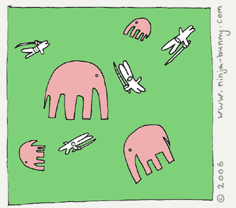 Pink Elephants & White Rabbits
