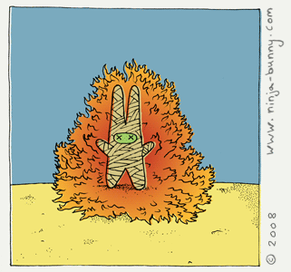 Then There Was The Flamming Mummy Which Nearly Burnt Him To A Crisp
